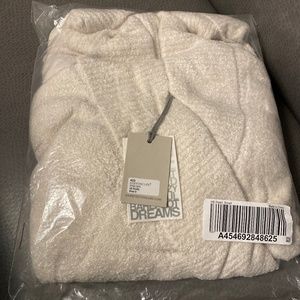 Barefoot Dreams Circle Cardigan in Pearl, size small